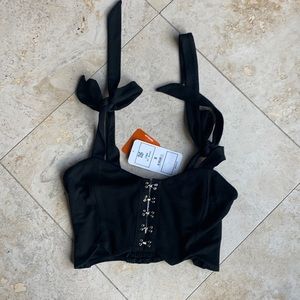 Kiki Riki Black Bustier NWT
